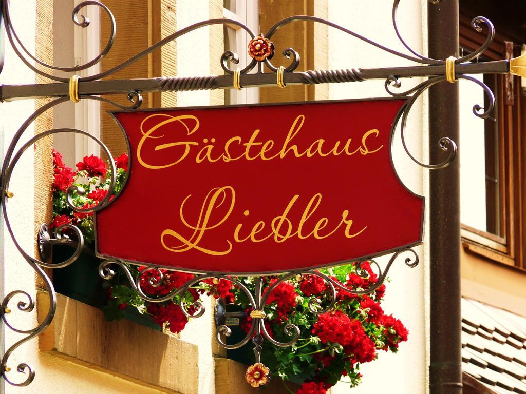 Gaestehaus Liebler Rothenburg ob der Tauber Zewnętrze zdjęcie